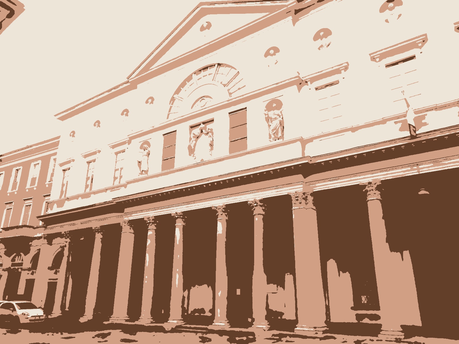 Facciata liceo volta
