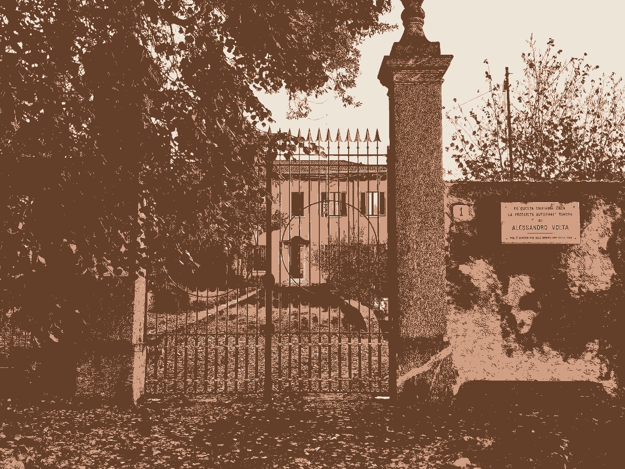 Entrata per la villa